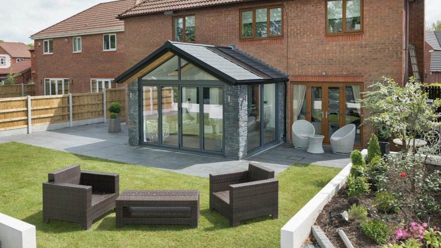 Conservatory with tiled roof wigan