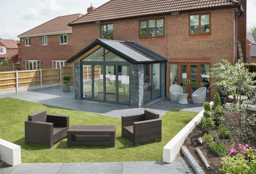 Conservatory with tiled roof wigan