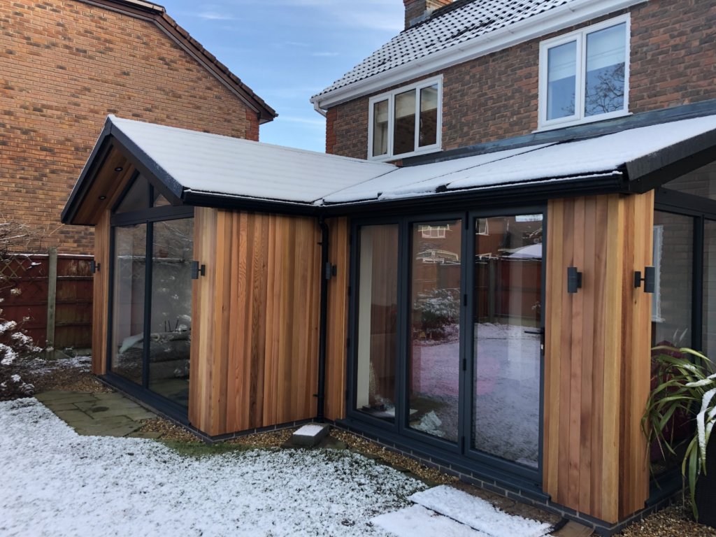 Conservatory with tiled roof wigan